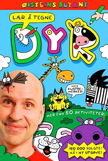 Øisteins blyant. Lær å tegne dyr. Med klistremerke - lær å tegne dyr