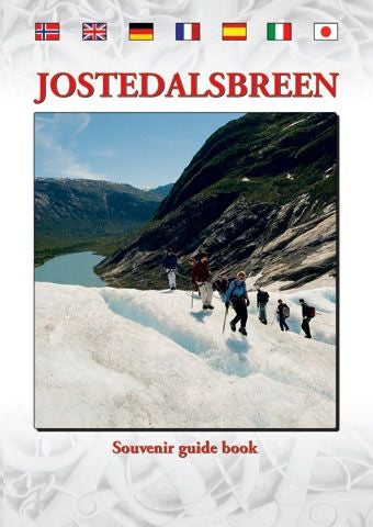 Minibok Jostedalsbreen 6 språk eng/tysk/port/norsk
