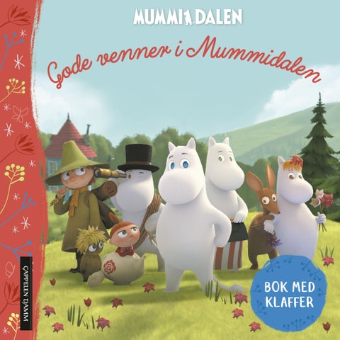 Gode venner i Mummidalen - bok med klaffer