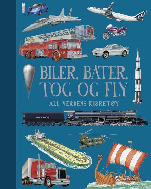 Biler, båter, tog og fly - all verdens kjøretøy
