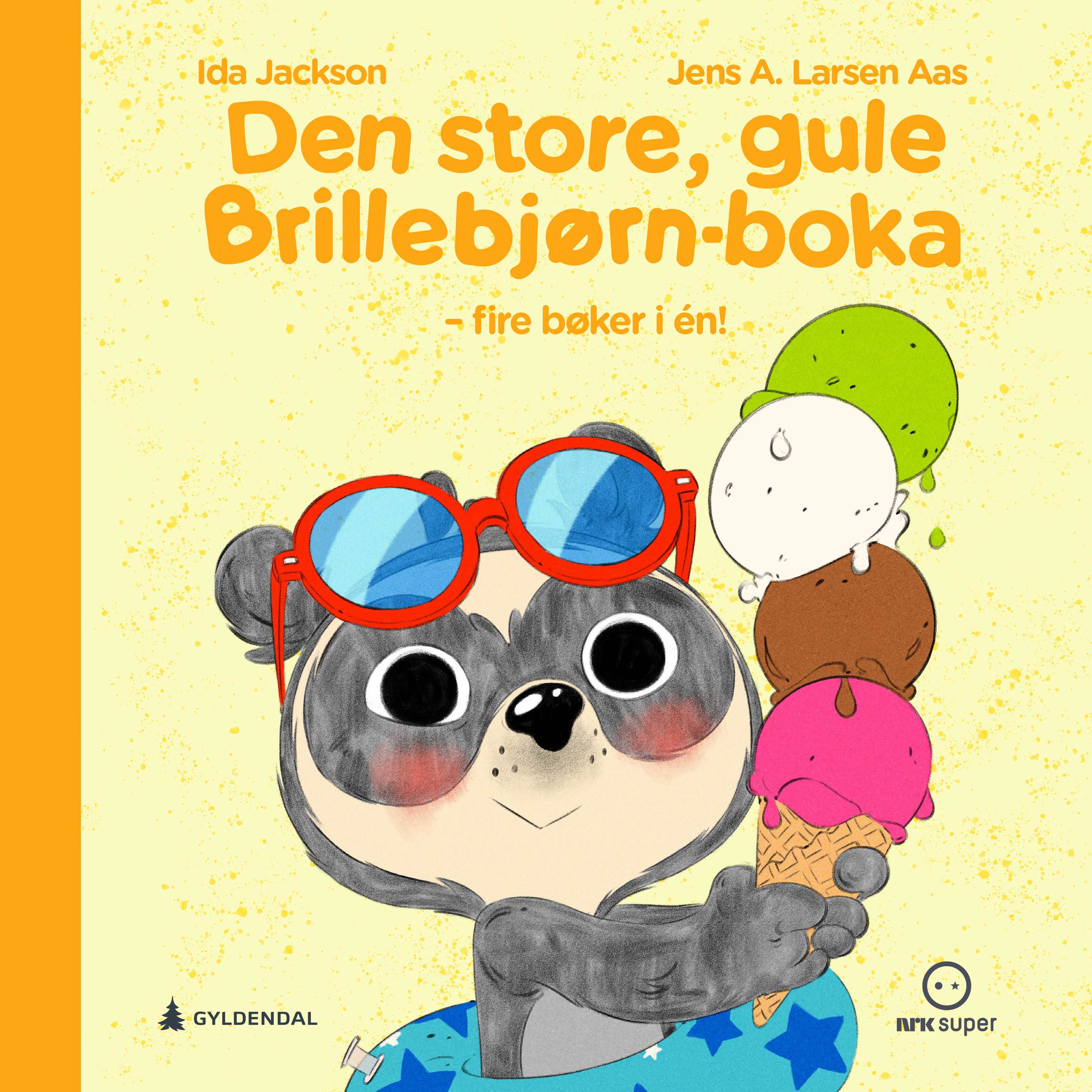 Den store, gule Brillebjørn-boka - fire bøker i én!