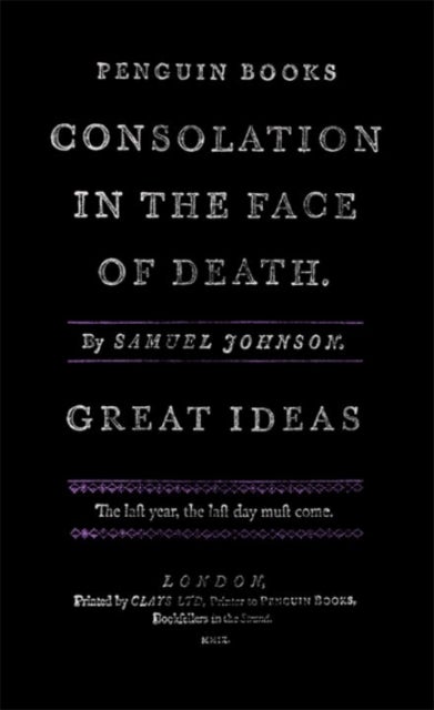 Consolation in the Face of Death - -Penguin Great Ideas-