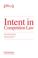 Intent in Competition Law