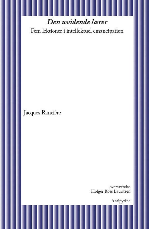 Den uvidende lærer - Fem lektioner i intellektuel emancipation