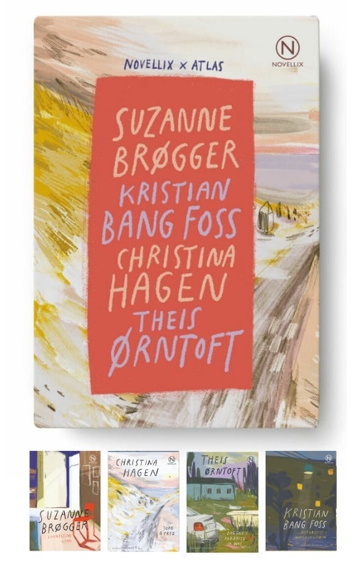Gaveæske med fire essays - Brøgger, Bang Foss, Hagen & Ørntoft