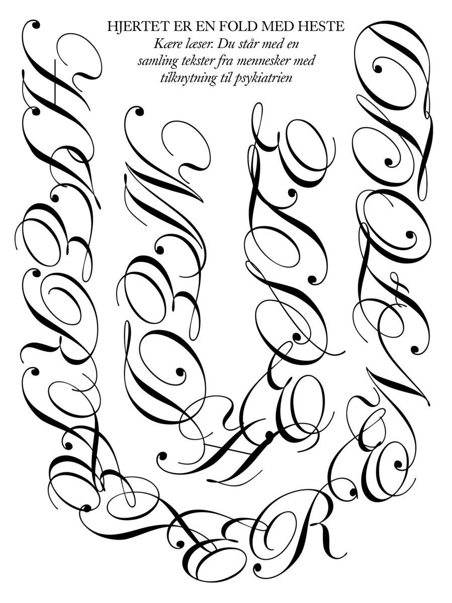 Hjertet er en fold med heste