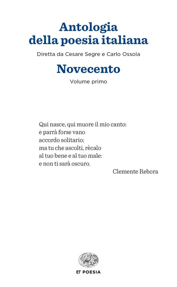Antologia della poesia italiana