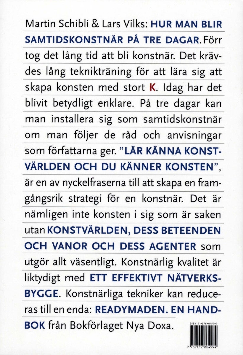 Hur Man Blir Samtidskonstnær På Tre Dage