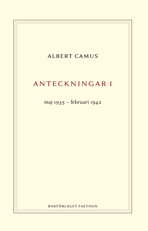 Anteckningar 1