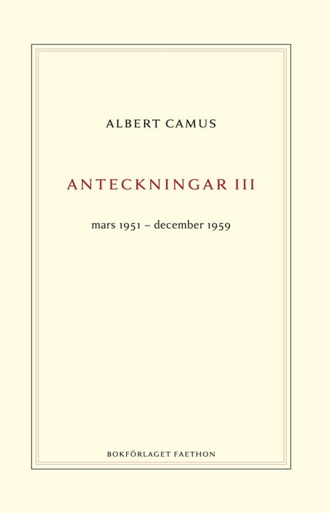 Anteckningar 3