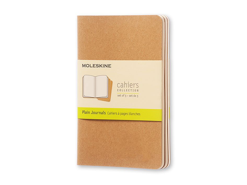 Moleskine Notatbok Blank Kraft Pkt (3) - --