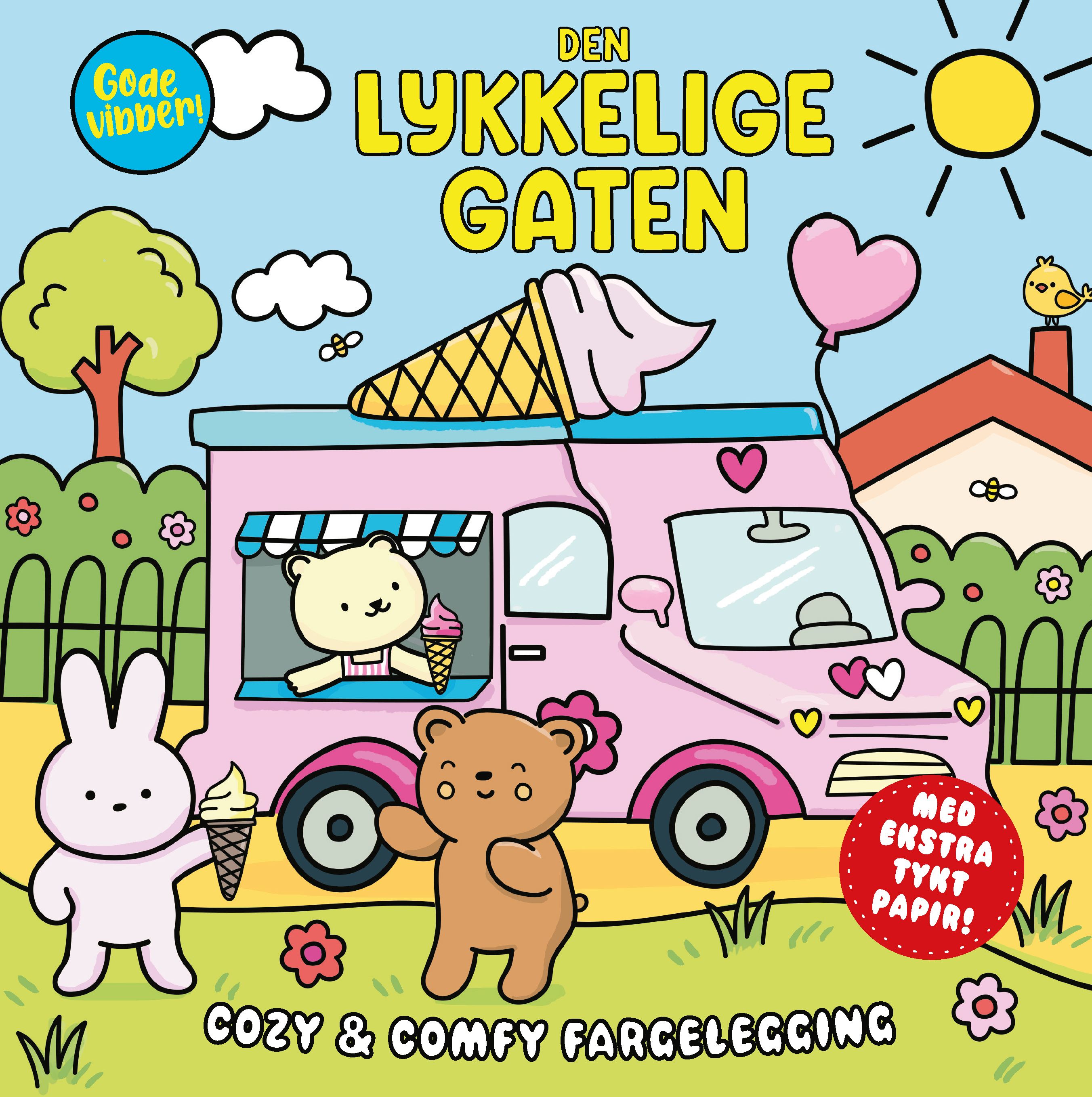 Den lykkelige gaten - cozy & comfy fargelegging