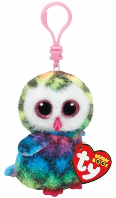 Bamse TY Owen Owl Multicol Clip