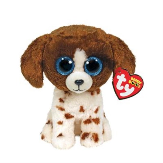 Bamse TY Muddles Brown White Dog Regular