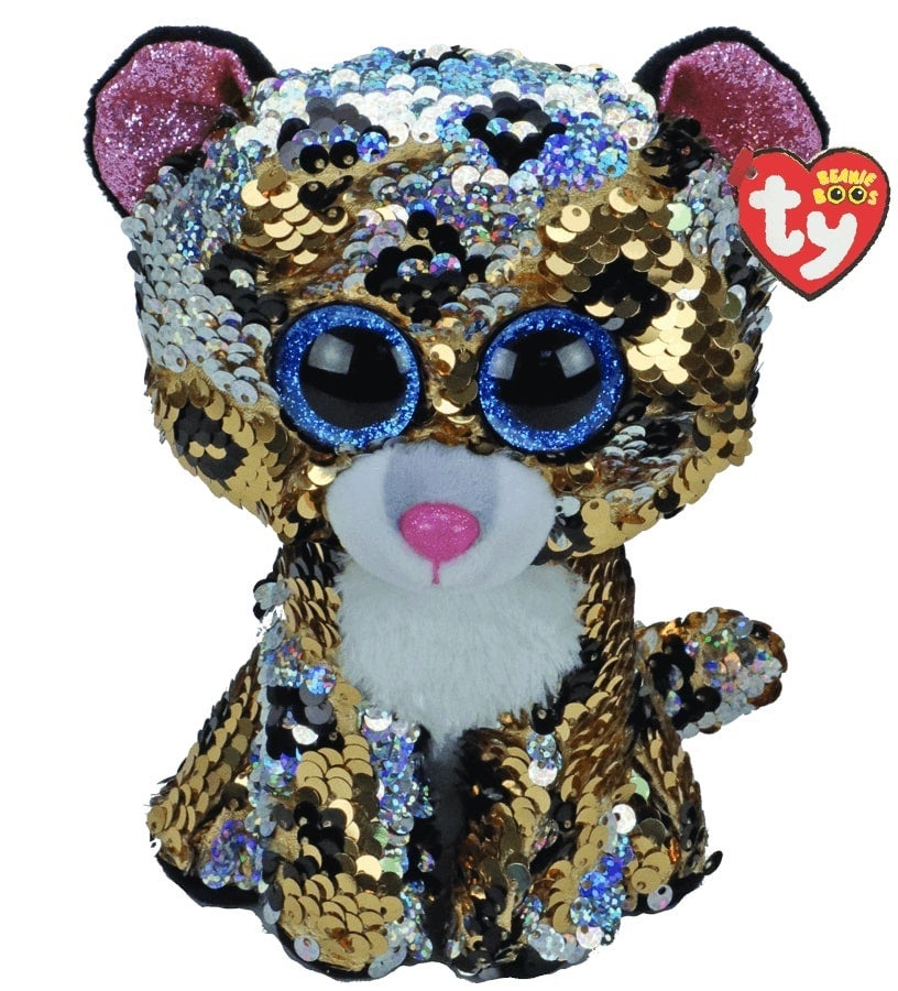 Bamse Ty Sterling Glitter Leopard Reg