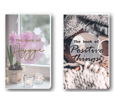 Notatbok 13x18cm Hygge 80g 70ark 2ass