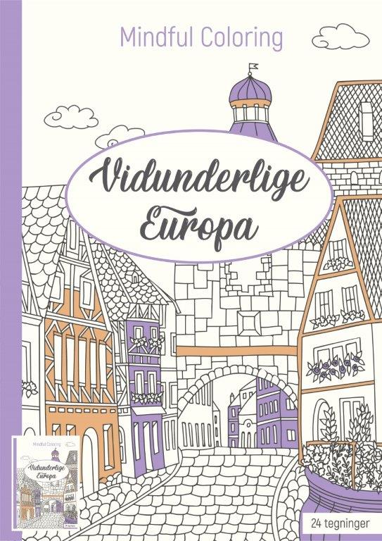 Fargeleggingsbok Vidunderlige Europa