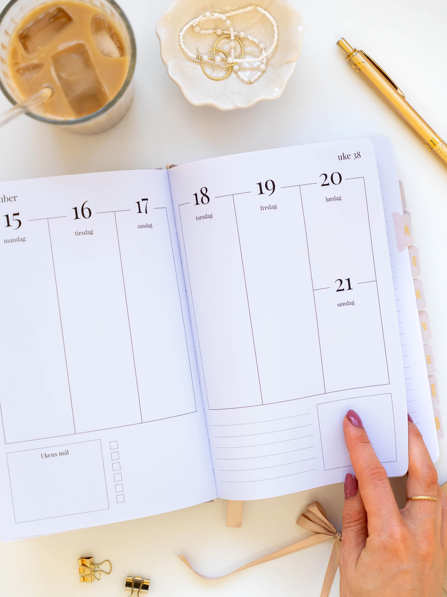 Kalender 2026 Aveluna A5 Beige