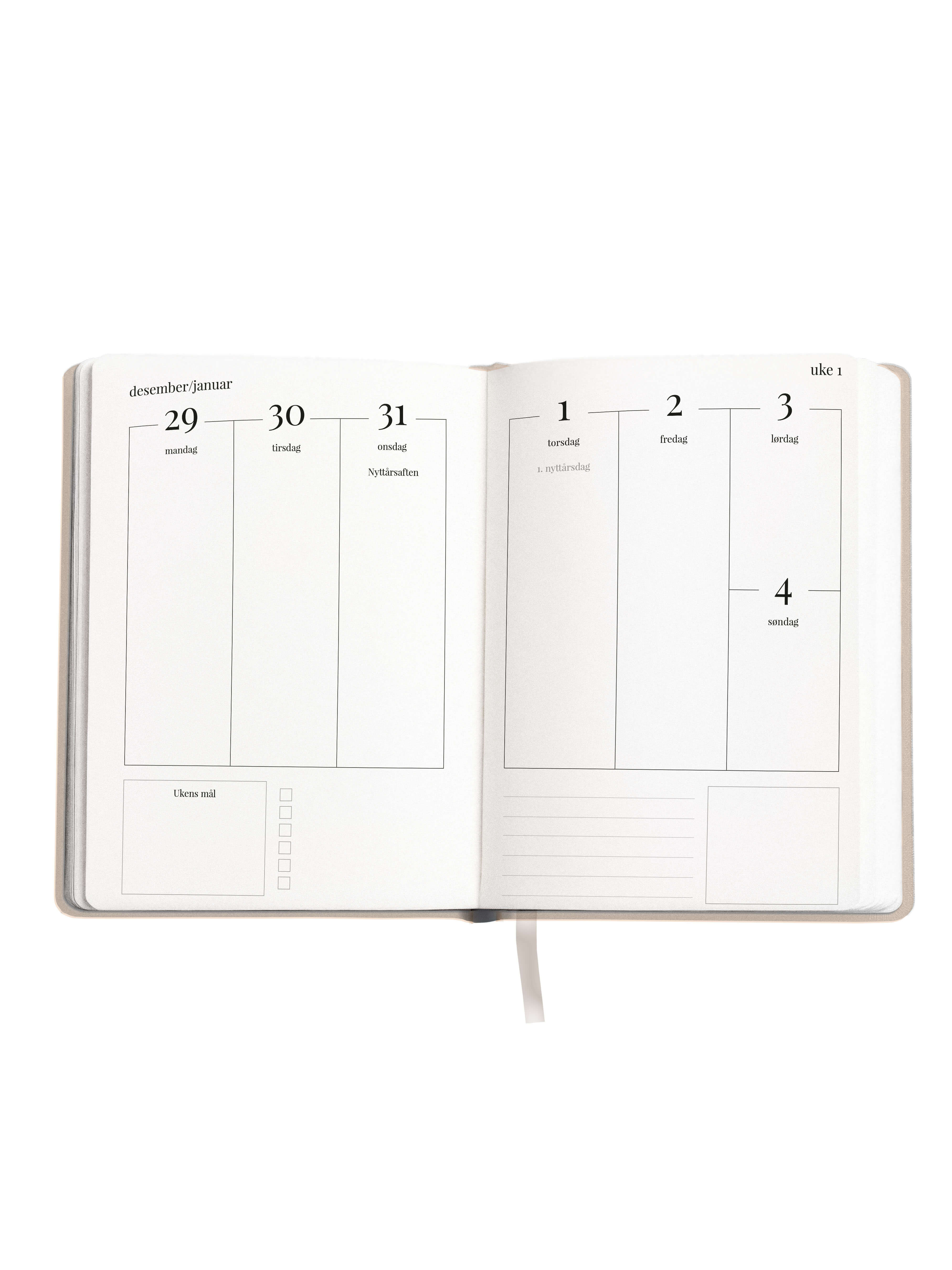 Kalender 2026 Aveluna A5 Beige