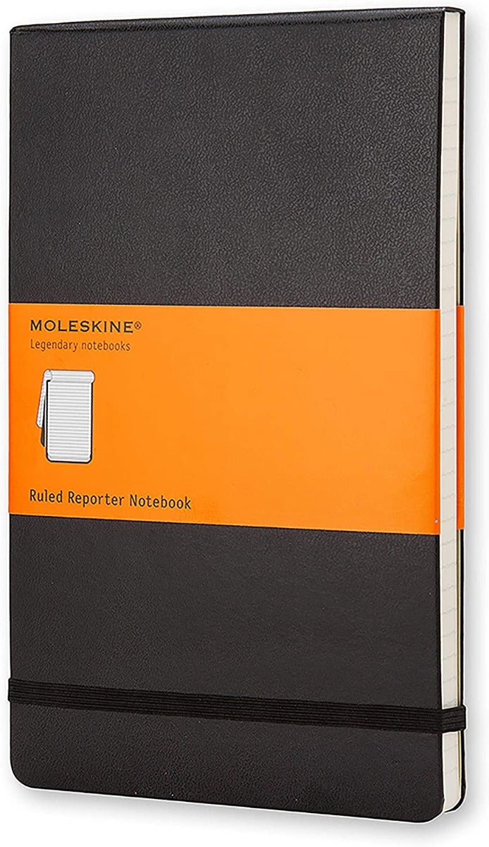 MOLESKINE REPORTER LINJERT SORT L