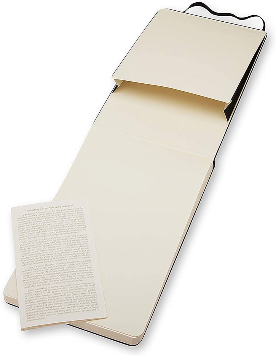 MOLESKINE REPORTER LINJERT SORT L