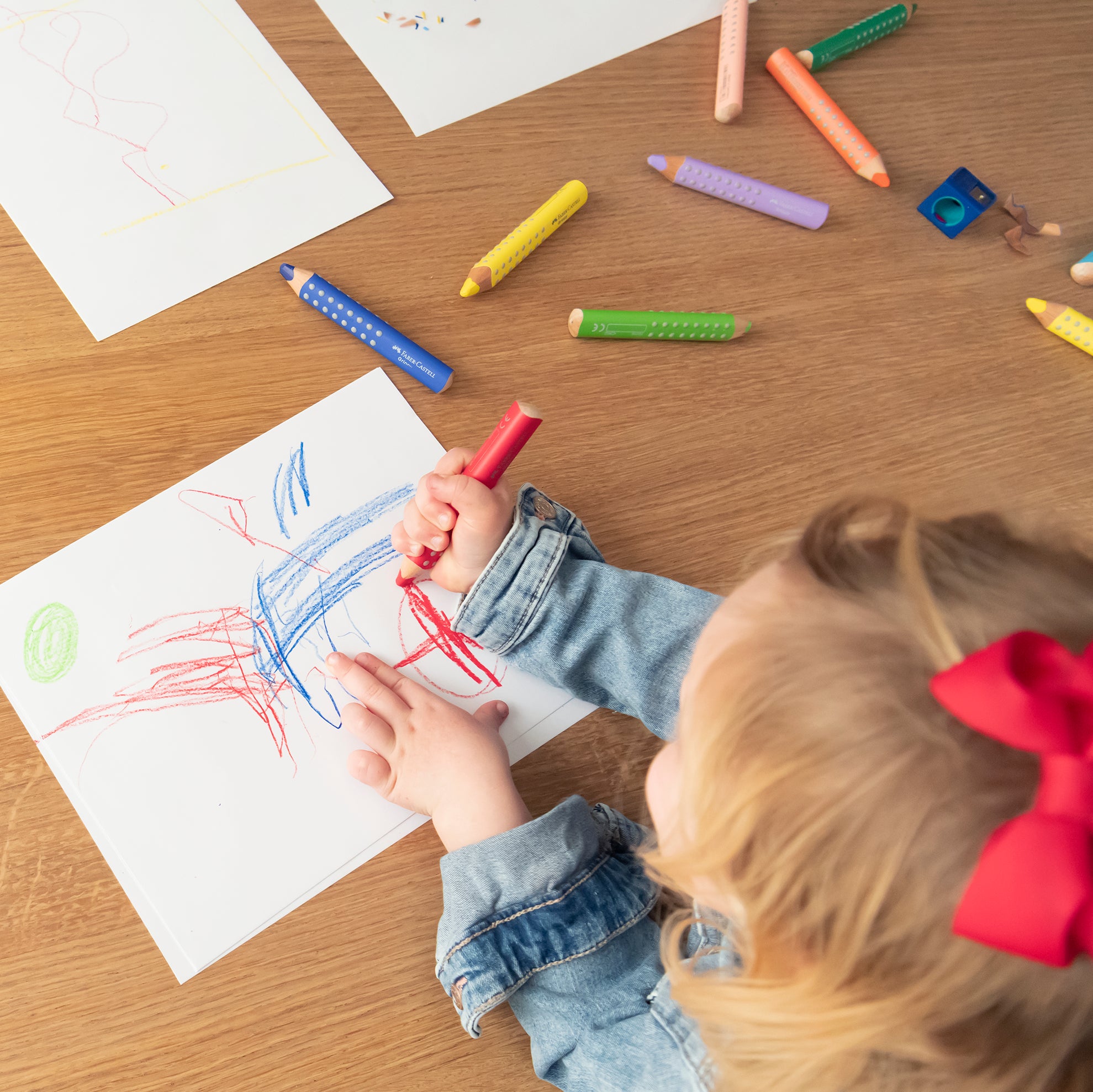 Fargeblyant Grippy Min Første 6pk