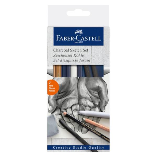 Tegnesett Faber Charcoal
