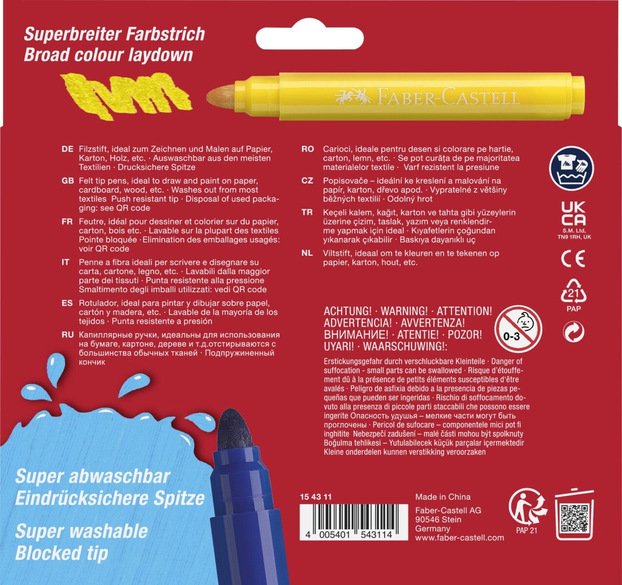 Tusj Faber Jumbo 12 Pk