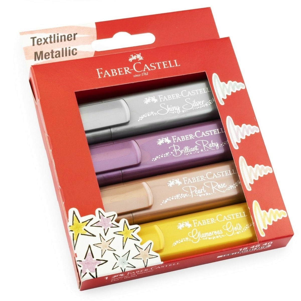 Tekstmarker Faber Metallic   Stk