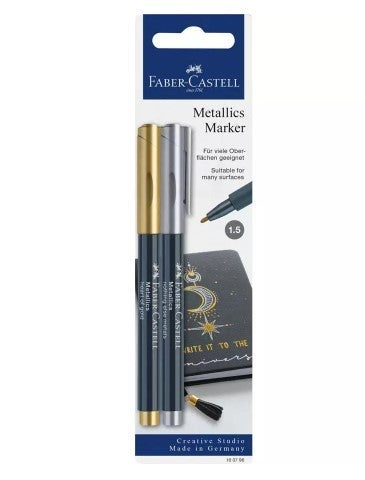 Tusj Gull Sølv 2stk