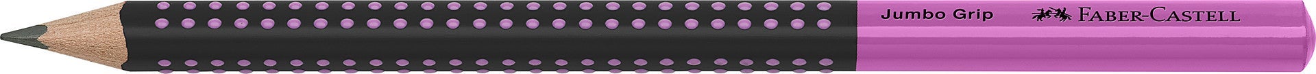 Begynnerblyant Jumbo Grip Sort/Rosa
