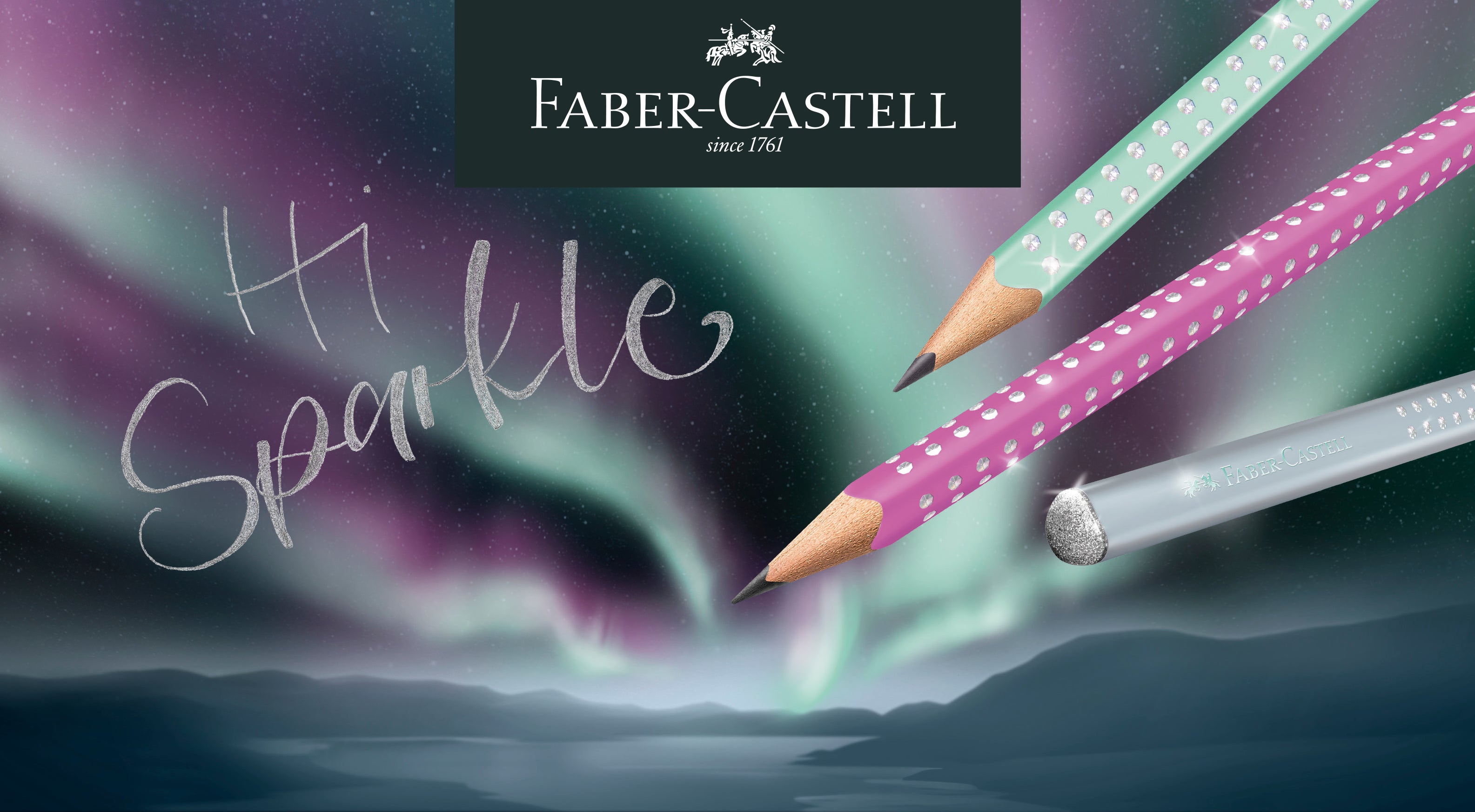 Blyant Faber Sparkle Pearl Dyp Rosa