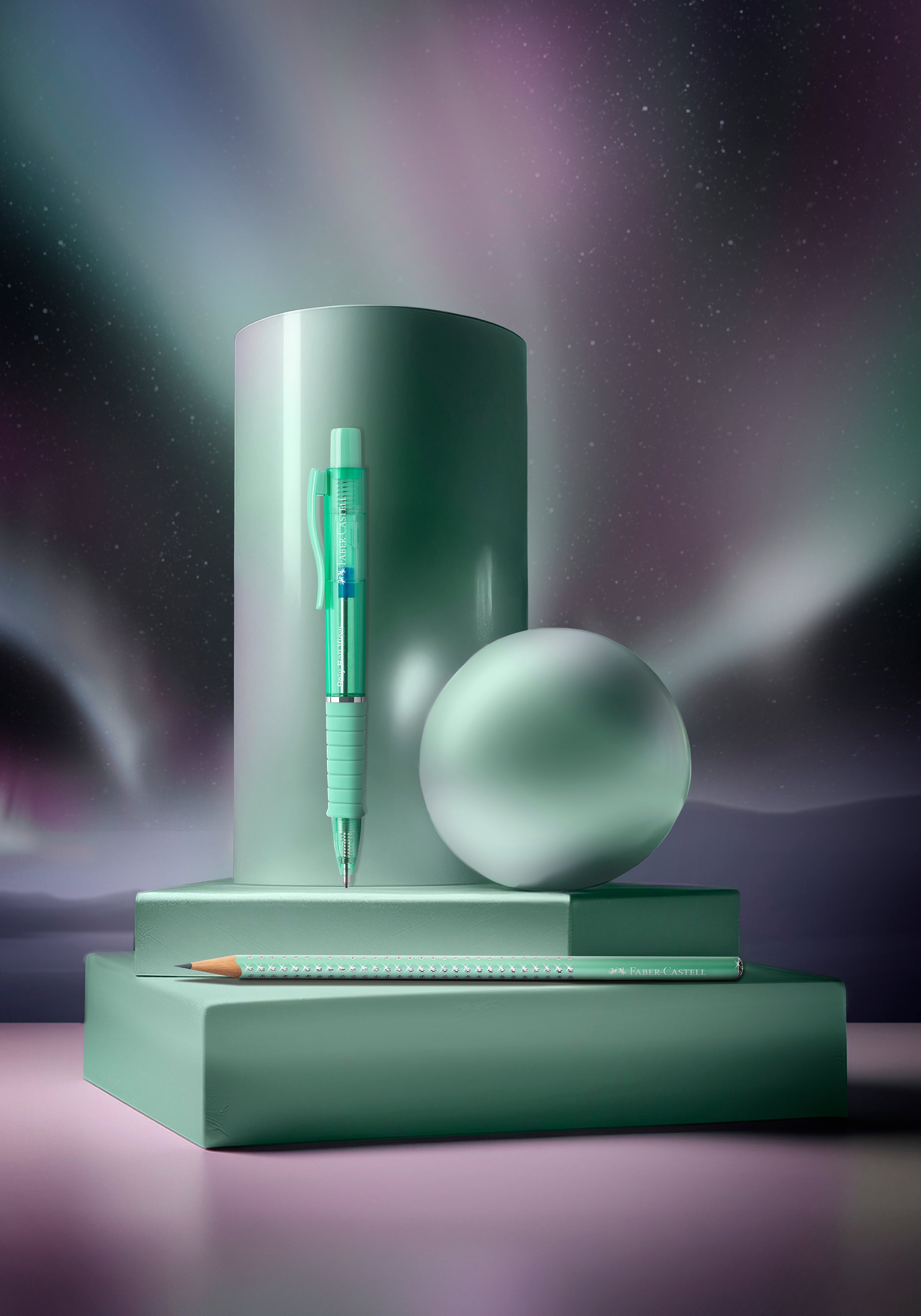 Kulepenn Faber Poly Ball XB View Mint