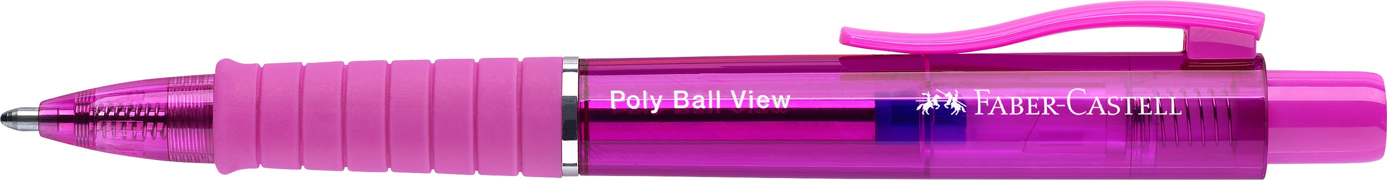 Kulepenn Faber Poly Ball XB View Dyp Rosa
