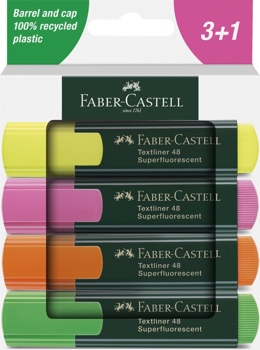 Tekstmarker Faber Castell Classic ass.farg. (4).