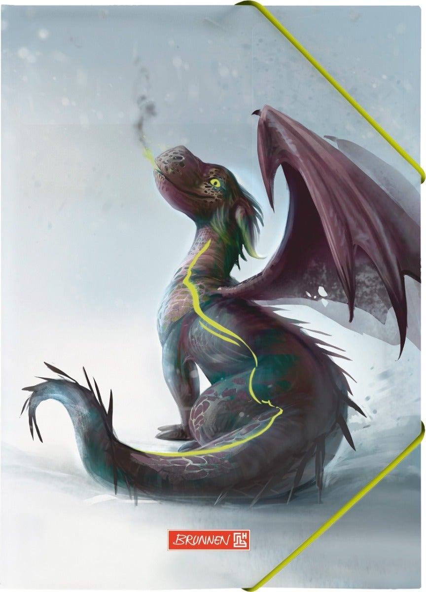 Strikkmappe Brunnen Drago A4 Sort