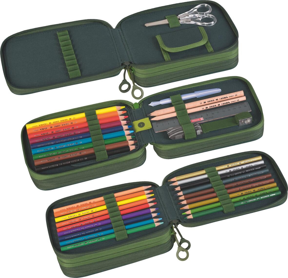 Pennal S'Maepp Grønn Trelags m/innhold Brunnen