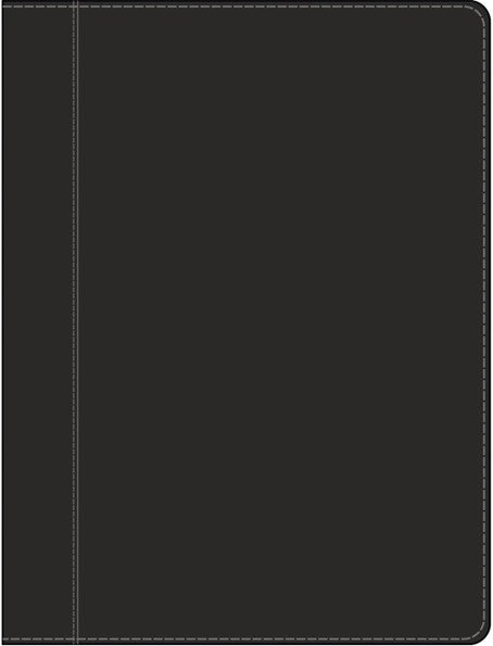 Konferansemappe A4 Draupne imitert skinn sort