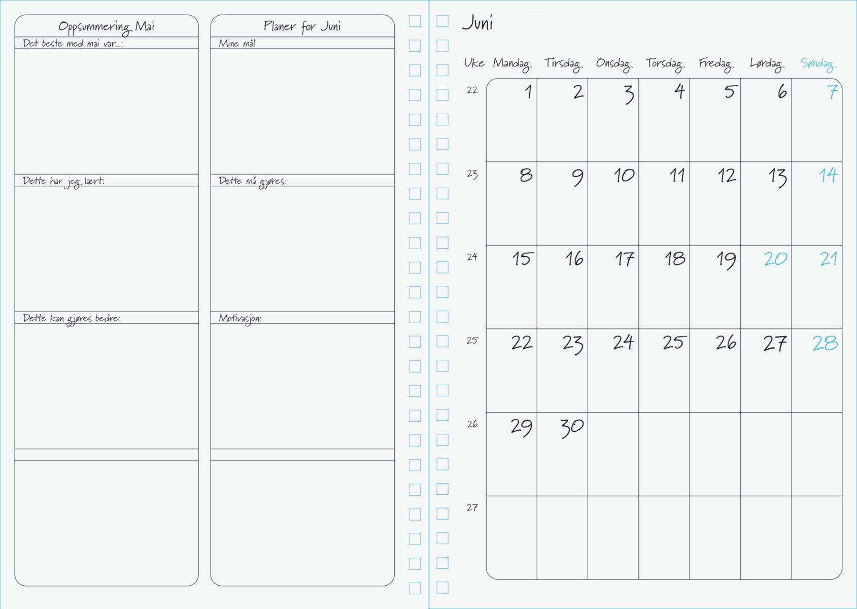 Kalender 7.Sans 2022 Feel Good spiral kart