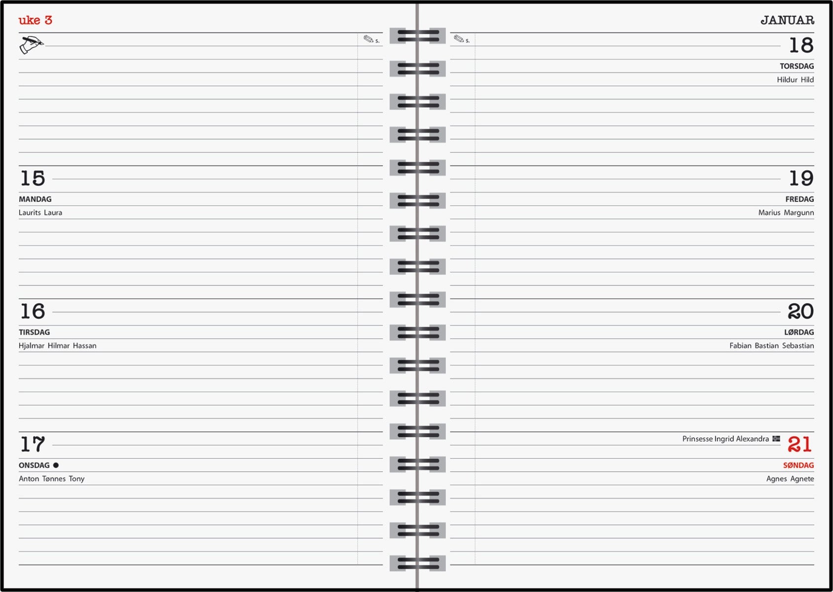 7.Sans kalender 23/24 myCase A5