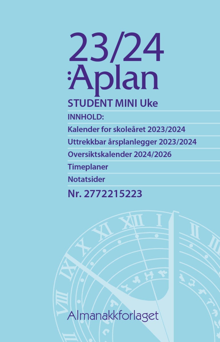 Aplan Student 23/24 Mini Uke årssett