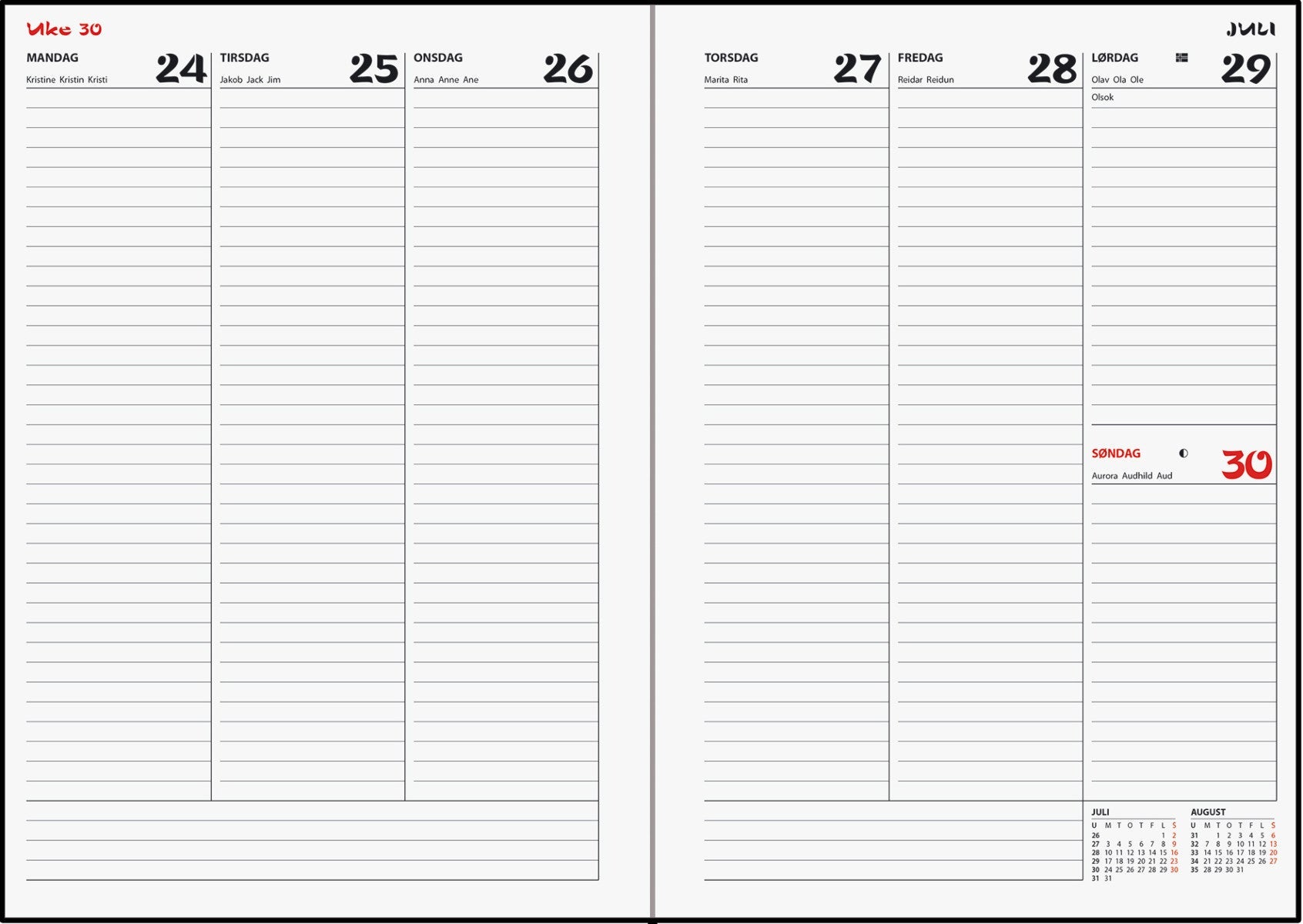 7.Sans kalender 23/24 Tutor A6
