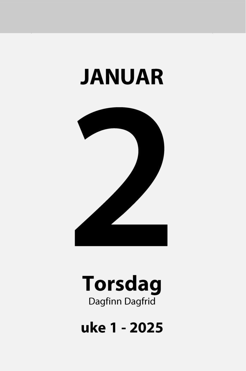 Kalender 2025 7.Sans Dagblokk Liten