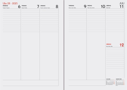 7.Sans kalender 24/25 Studieåret Maxi
