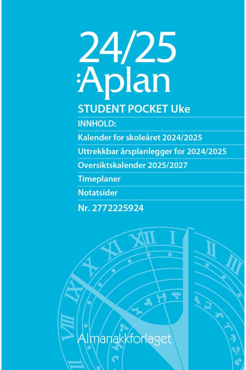 Aplan Student 24/25 Mini Uke årssett
