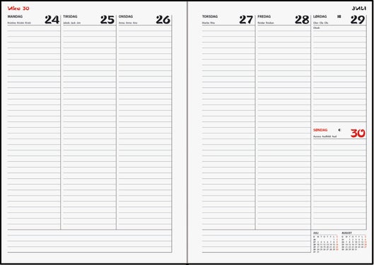 7.Sans kalender 24/25 Tutor A6