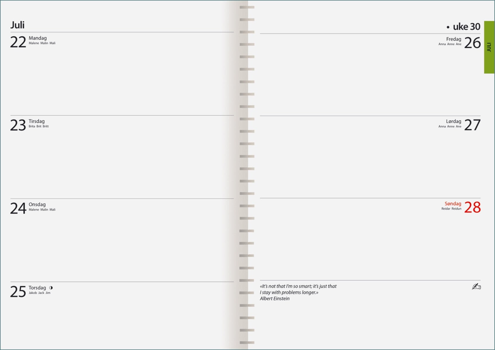 7.Sans Inspirasjonskalender 24/25 Lærer