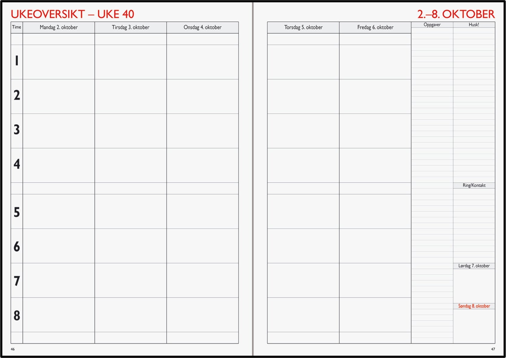 7.Sans kalender 24/25 Læreren VGS innb.