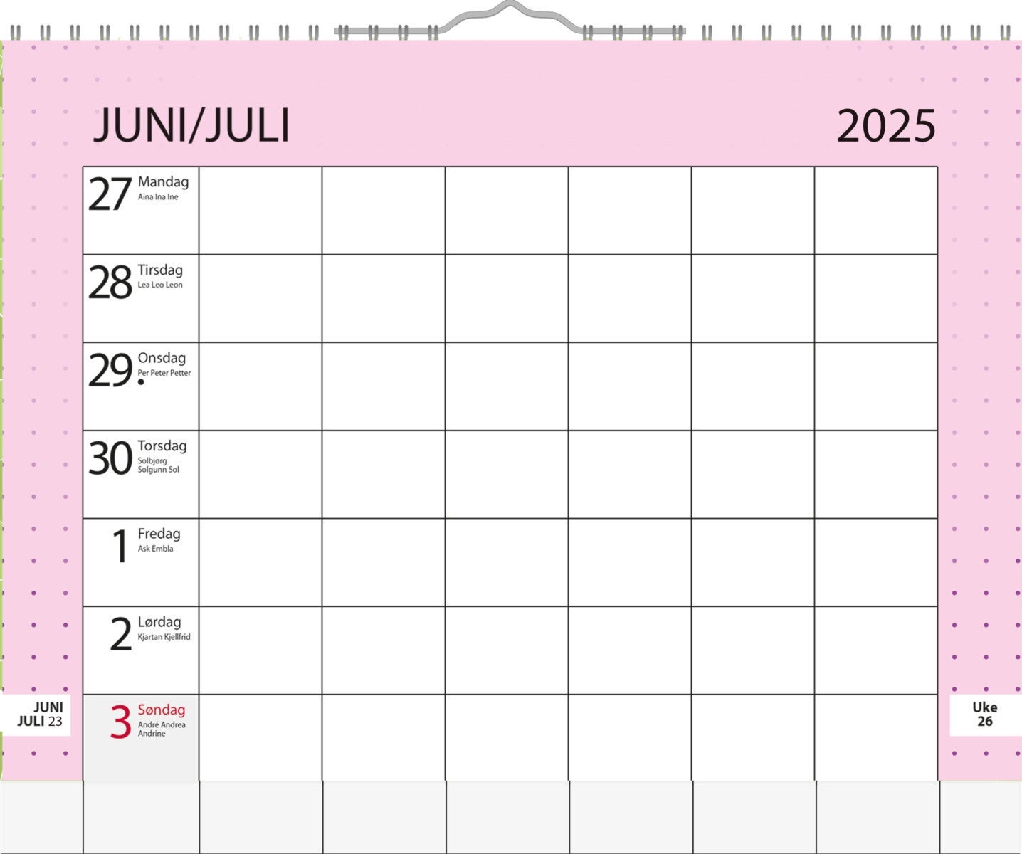 Aktivitetskalender 24/25