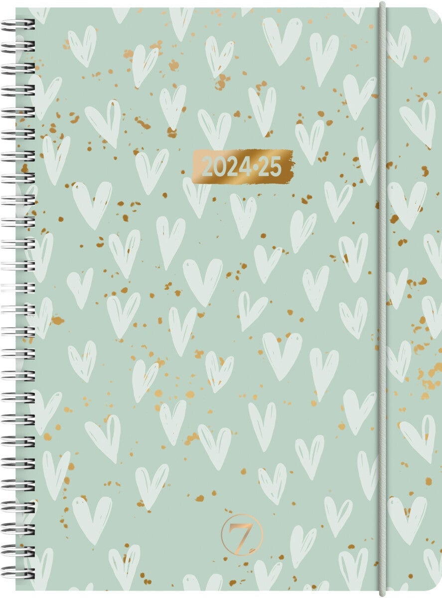 Ukeplan 24/25 Hearts A5 18M